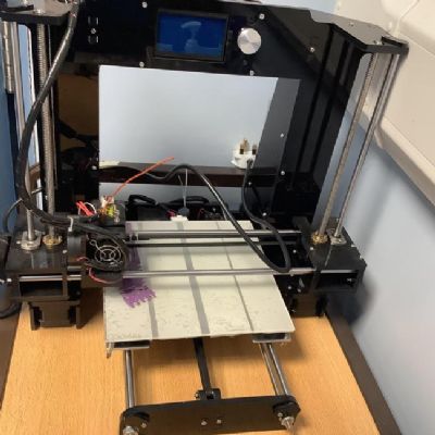3D printers have been donated to the school to use with classes.