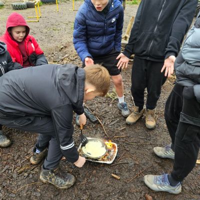Forest School - Pancake Making