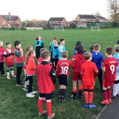 Year 5 and 6 pupils have enjoyed football club with Mr Holmes and Mr Szymura