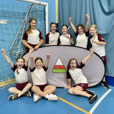 We sent a team to the Urdd Netball competition